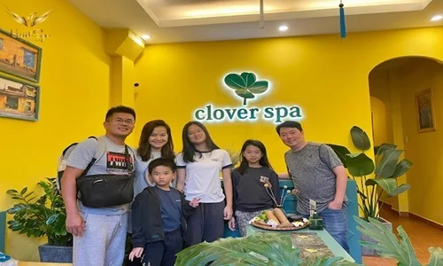 顧客前往Clover Spa