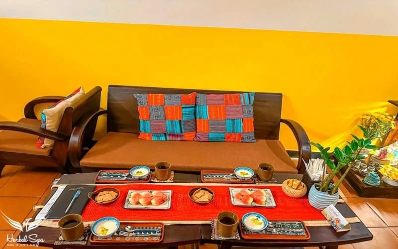 會安草木SPA還在按摩後為客人提供美味的點心