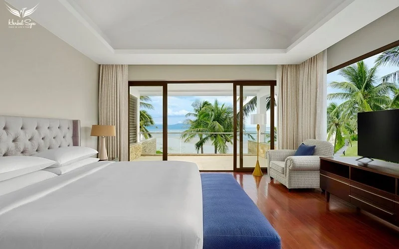 Danang Marriott Resort & Spaは、ノンヌオックビーチのすぐそばに位置する