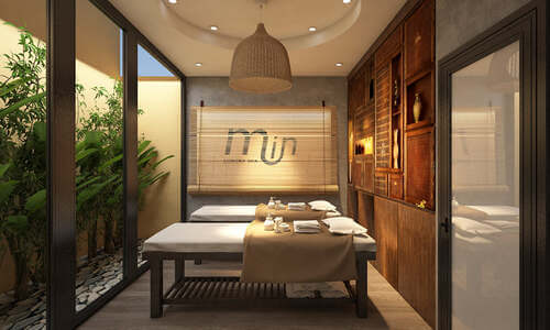 Phòng massage với không gian mở tại Min Luxury Spa & Spa Massage 