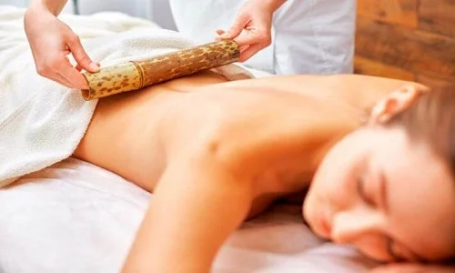 Классный бамбуковый массаж в Herbal Spa