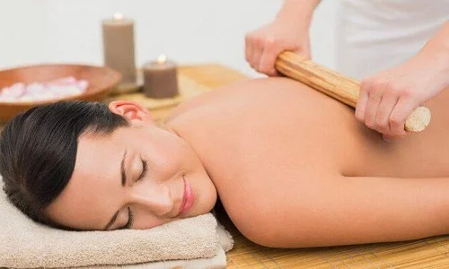 The benefits of Danang Bamboo Massage include stress relief, pain relief, improved circulation, and increased relaxation.