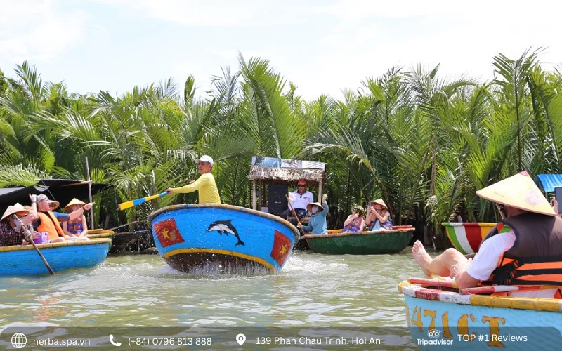 Try Kayaking Paddleboarding in Coconut Village Hoi An 