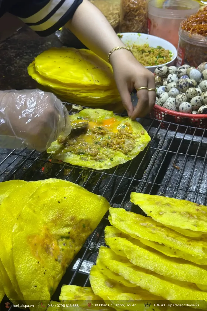 Banh Trang Nuong is my favorite treat when visiting Nguyễn Hoàng Night Market
