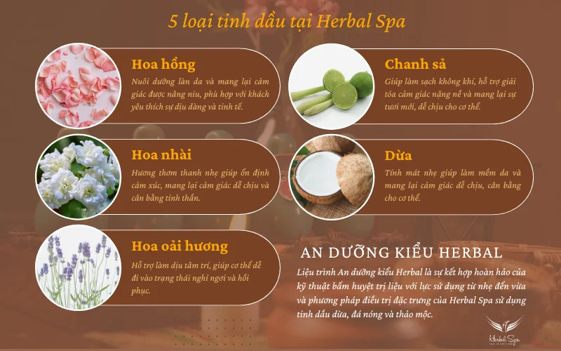 Quý khách tự chọn tinh dầu phù hợp với nhu cầu thư giãn và cân bằng năng lượng.