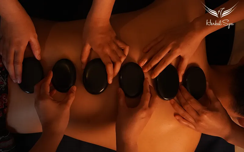 six hand massage