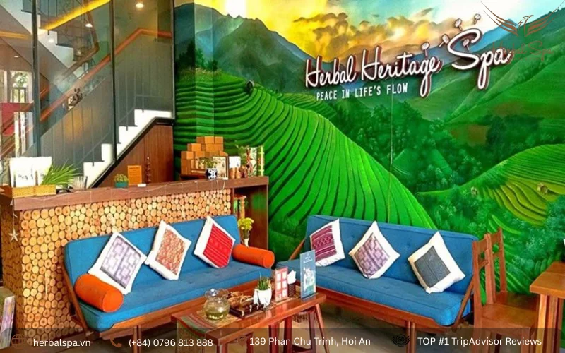 After drinking cafe in Da Nang, Herbal Spa is one of the best choice place