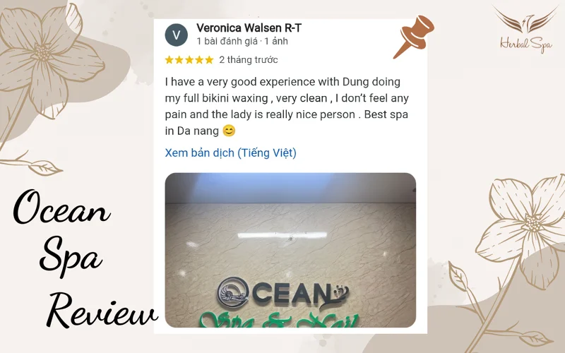 Guest review about the service of Da Nang Spa at Ocean Spa