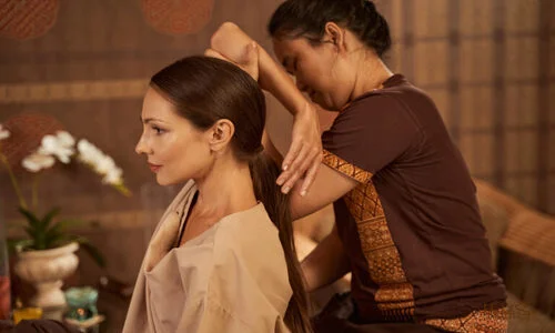 Thai massage is a body massage therapy near yoga
