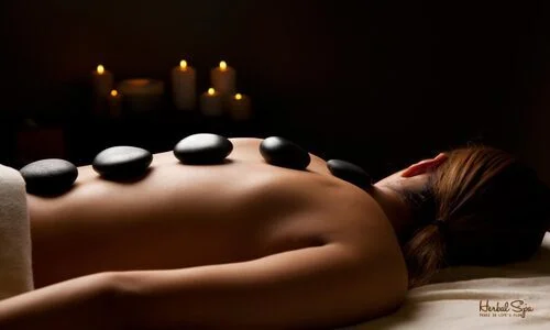 Hot stone massage at Herbal Spa is also integrated into many other body massage