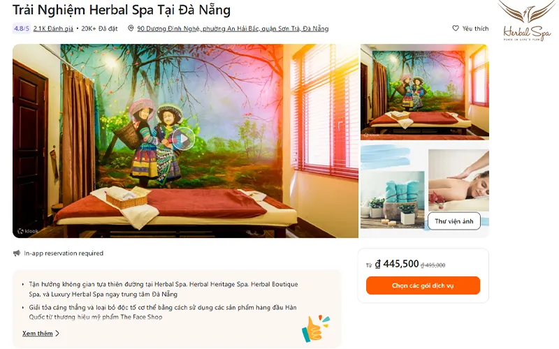 vip massage da nang price list