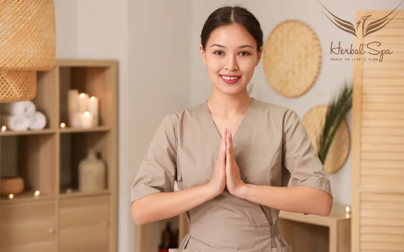 Thai massage process