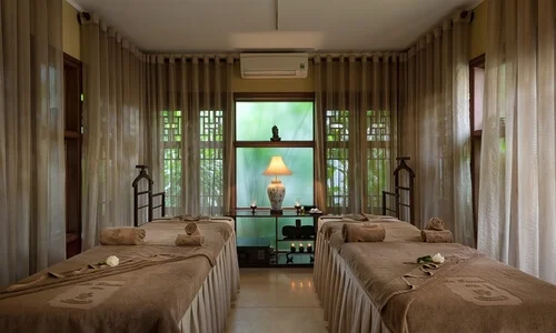 Massage room with gentle style at La Siesta Hoi An Resort & Spa