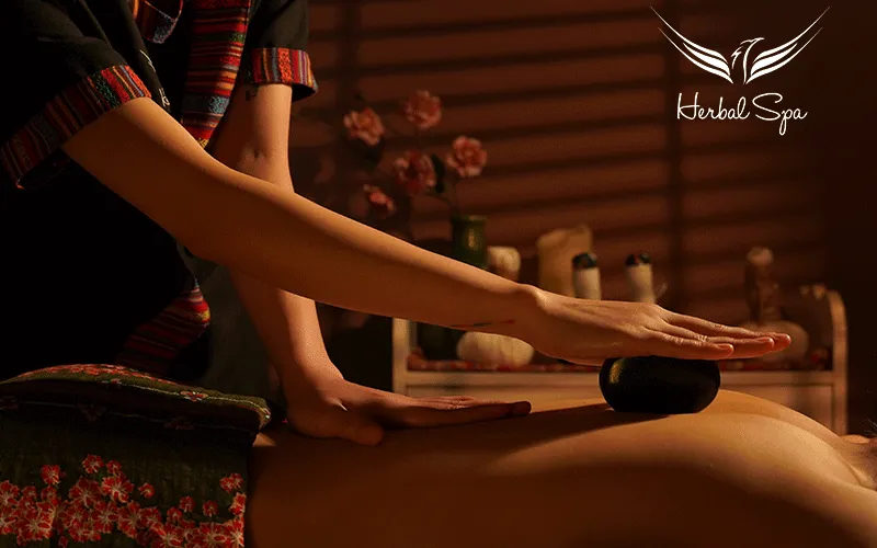 the hot stone massage & facial spa