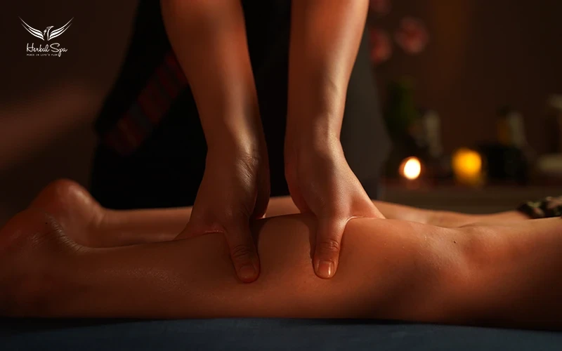 Sensory receptors relax through gentle massage.