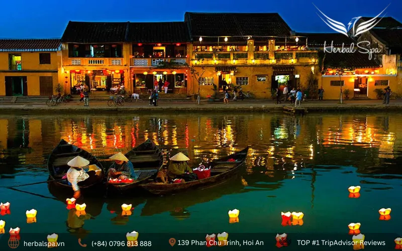 hoi an lantern boat