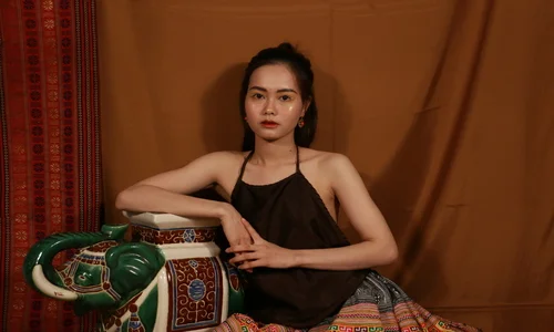 傳統的越南肚兜 (獨家照片）