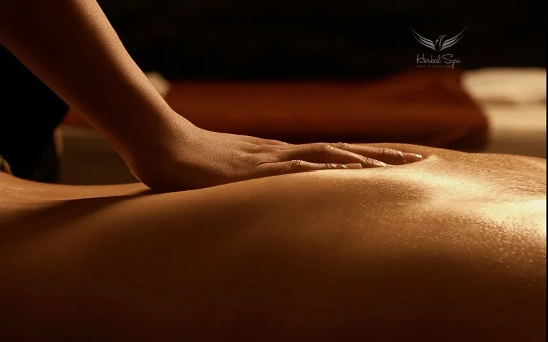 Professional massage therapy aids muscle recovery post-session.