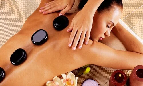 Hot stone massage promotes relaxation, relieve muscle tension, and enhance overall well-being