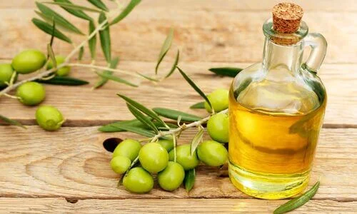 Olive massage oil is a popular option recommended by many experts