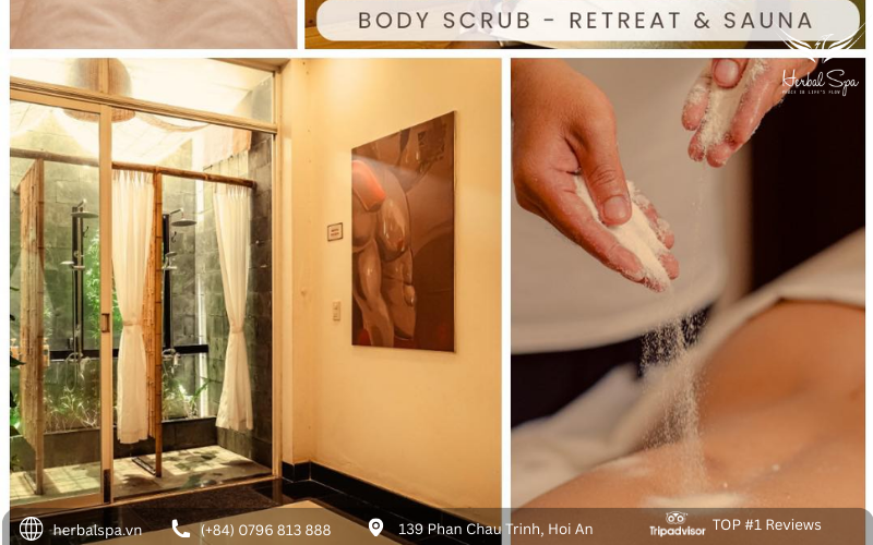 Relaxing men's spa in Hoi An