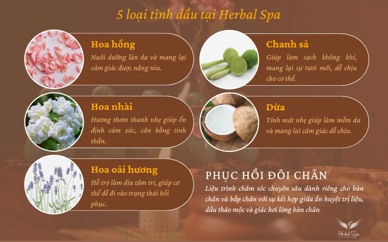 Quý khách tự tay lựa chọn tinh dầu tương ứng