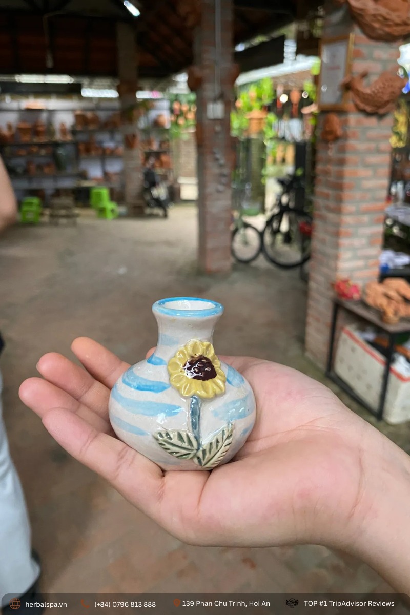 My handmade pottery from Thanh Ha Pottery Village