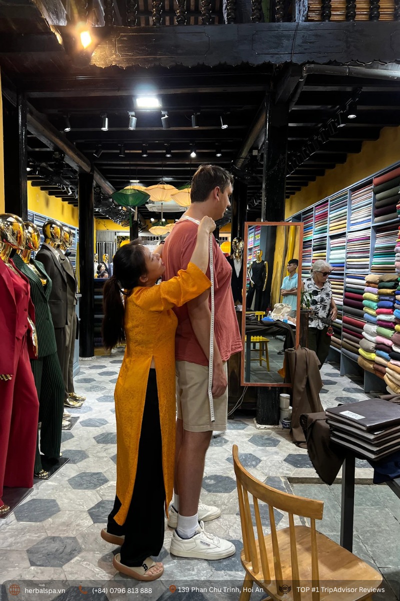 Getting clothes tailor-made in Hoi An is a fun thing to do