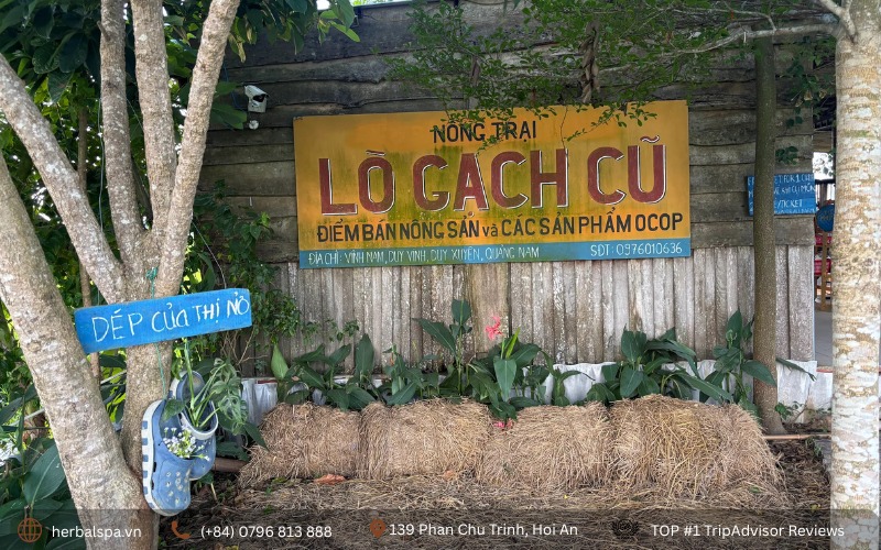 The entrance to Lo Gach Cu is marked with large letters and is easy to find