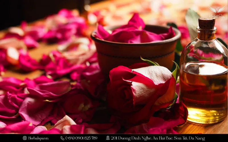tinh dầu hoa hồng có tác dụng gì