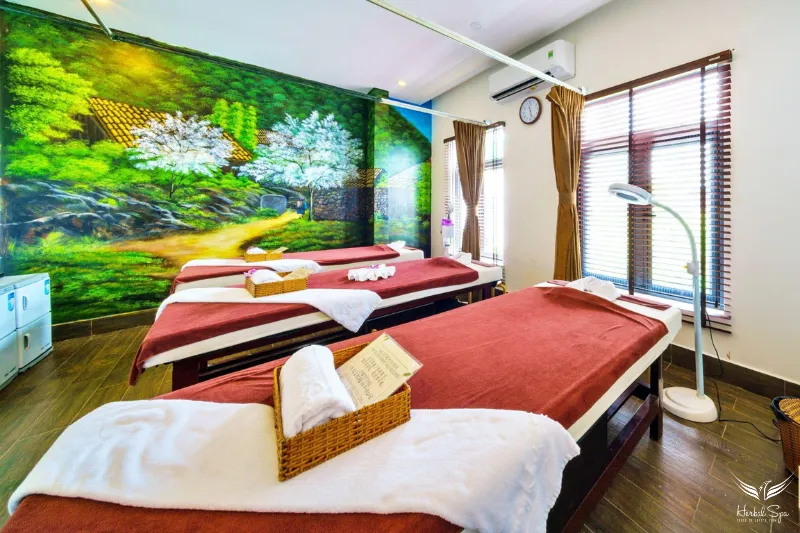 Độ sạch sẽ thoáng mát của spa Hội An